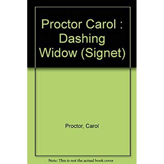 Pre-Owned A Dashing Widow (Paperback) 0451170423 9780451170422