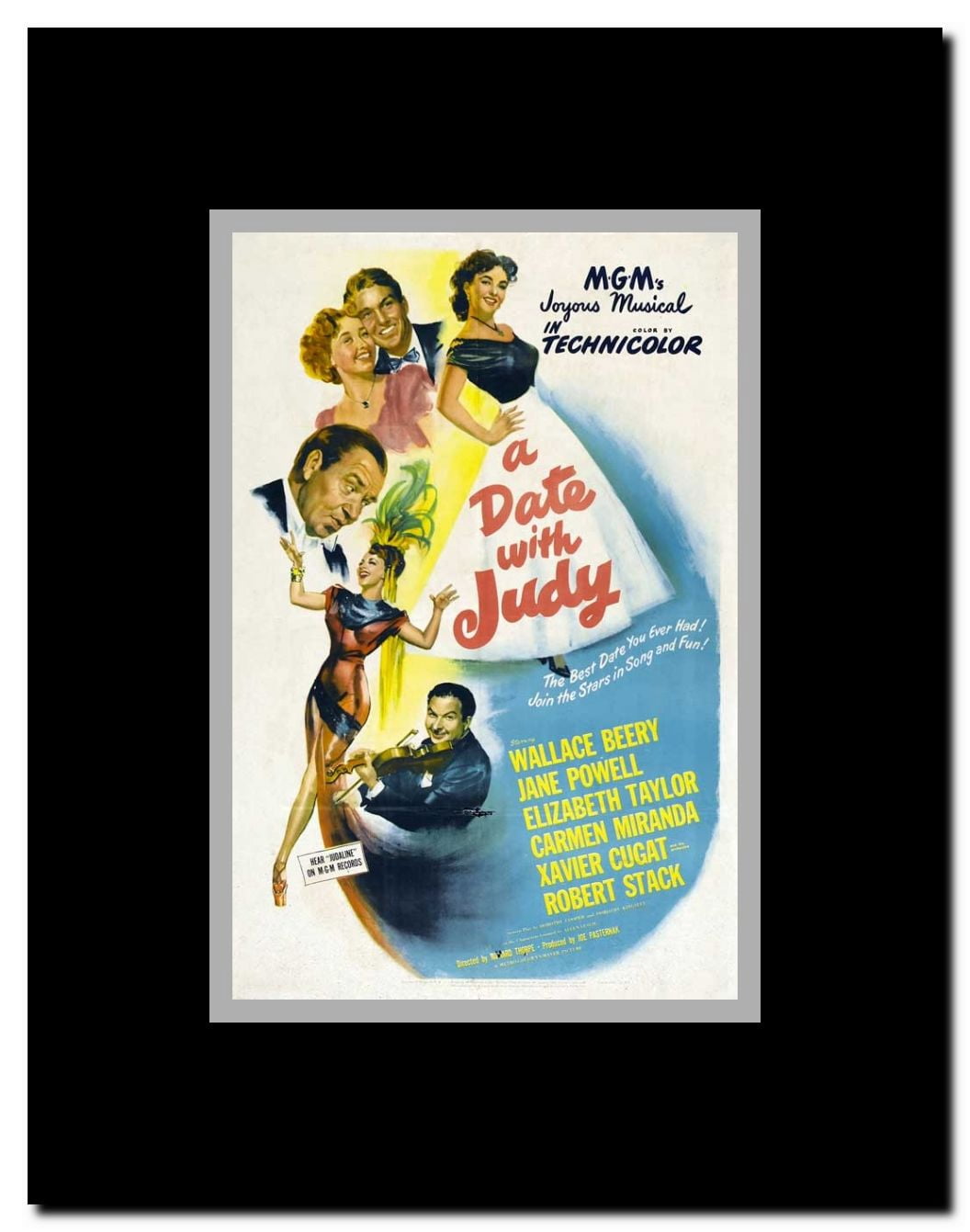A Date With Judy Framed Movie Poster