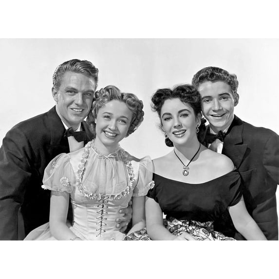 A Date with Judy - Elizabeth Taylor and Jane Powell Poster Print by Hollywood Photo Archive Hollywood Photo Archive (36 x 24)