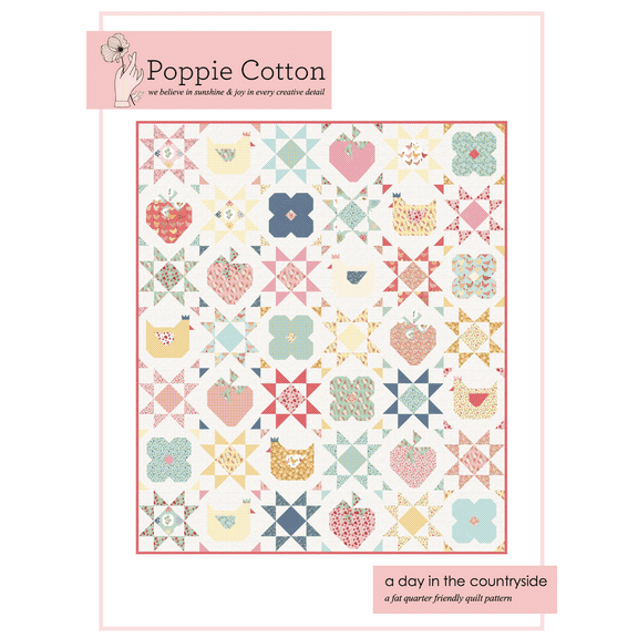 A Day In The Countryside Quilt Pattern by Poppie Cotton