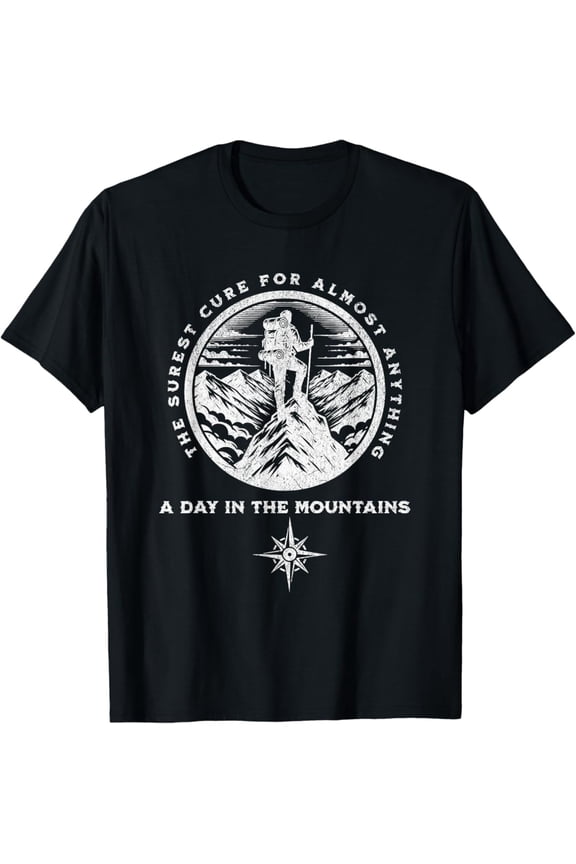 A Day In The Mountains For Women, Men Andcool Hiking T-Shirt