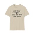 thumbnail image 1 of A Day Without Coffee, Gildan Unisex Softstyle T-Shirt, Graphic Tee, S-3XL, 1 of 3