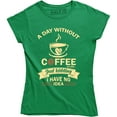 thumbnail image 1 of A Day Without Coffee Is Like Funny Humour Gift Sarcastic Women's T-Shirt, 1 of 4
