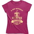 thumbnail image 1 of A Day Without Coffee Is Like Funny Humour Gift Sarcastic Women's T-Shirt, 1 of 4