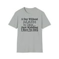 thumbnail image 1 of A Day Without Math Is Like, Gildan Unisex T-Shirt, Math Graphic Tee, S-3XL, 1 of 3