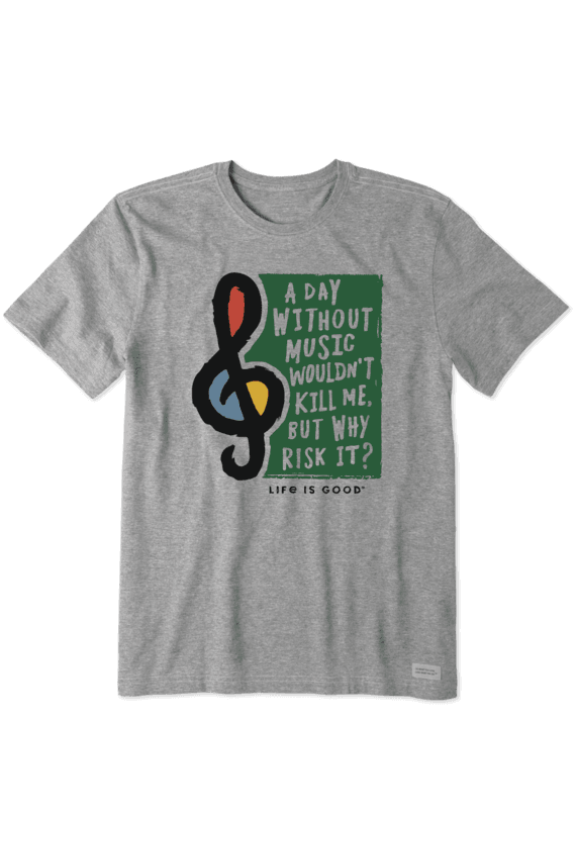 A Day Without Music Crusher Tee