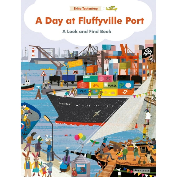 A Day at Fluffyville Port: A Look and Find Book, (Board Book)