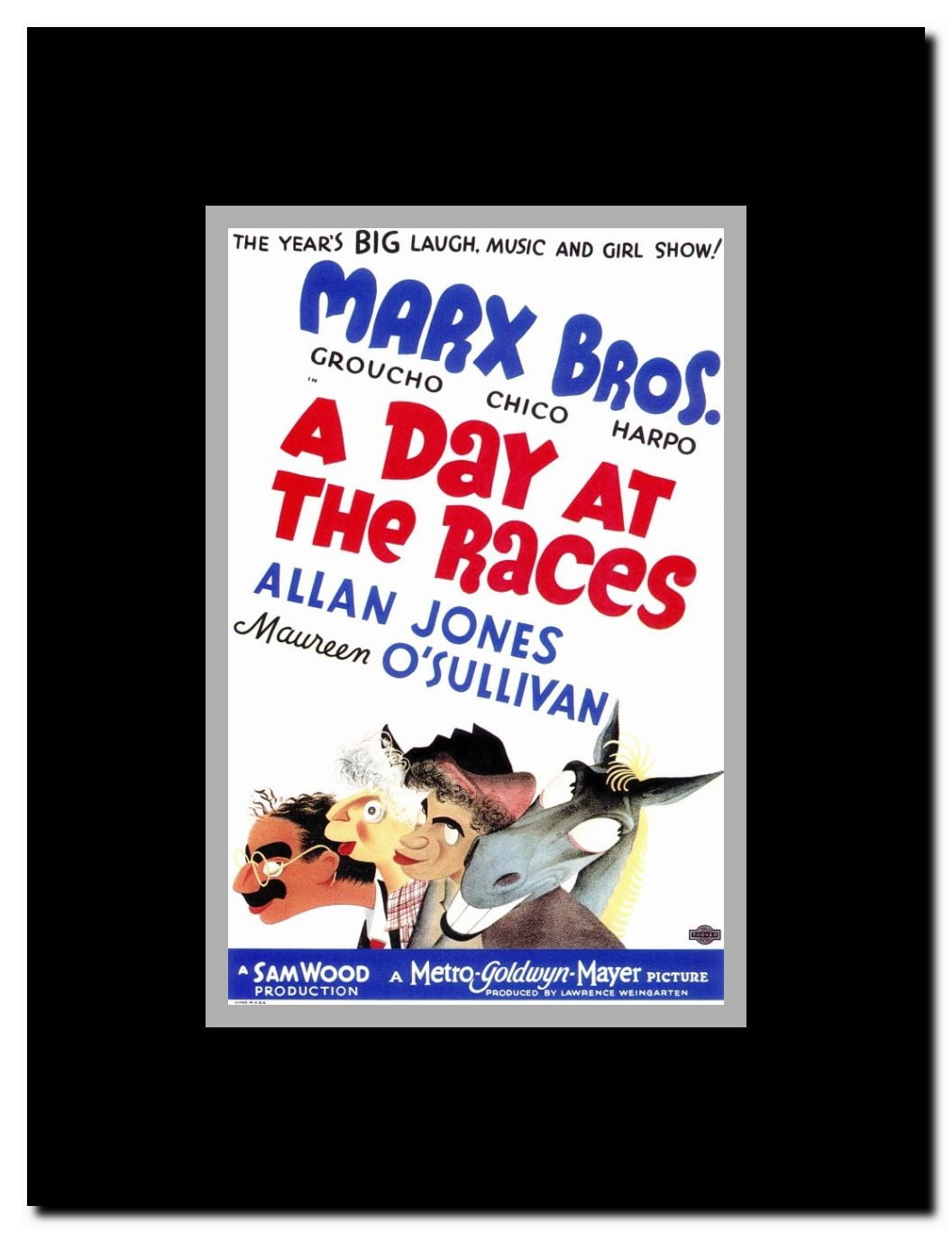 A Day at the Races Framed Movie Poster