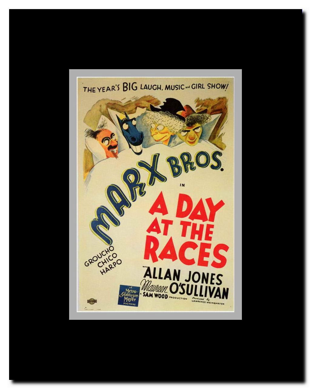 A Day at the Races Framed Movie Poster