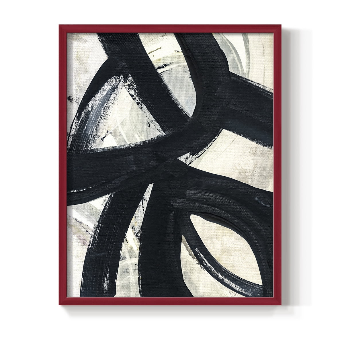 A Day in Brooklyn in Paper Solid Wood 8 x 10 Framed Print
