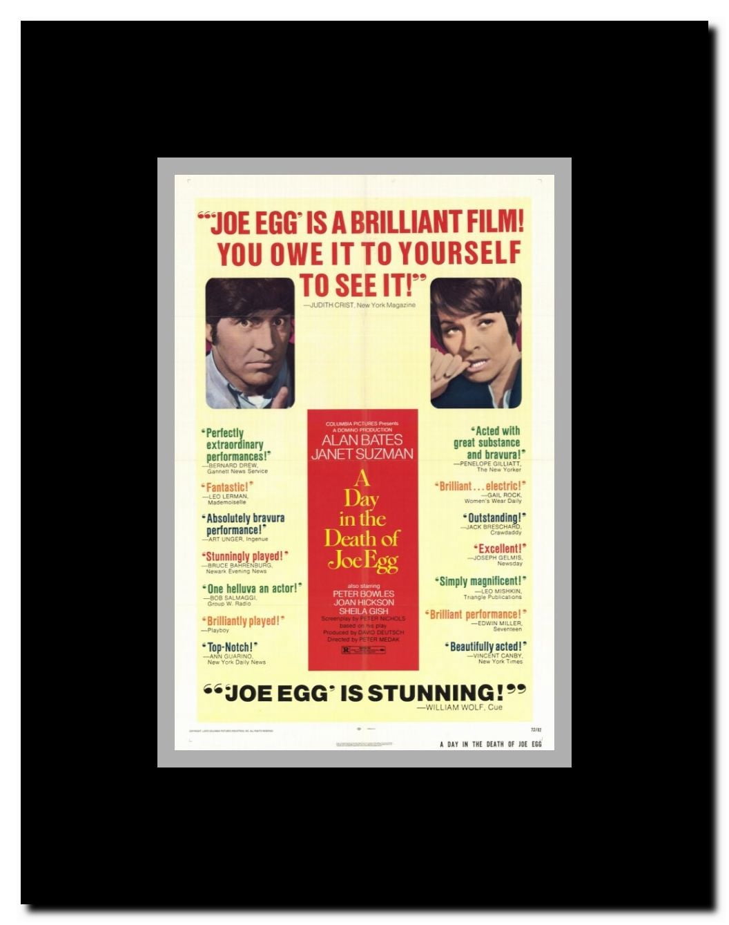 A Day in the Death of Joe Egg Framed Movie Poster