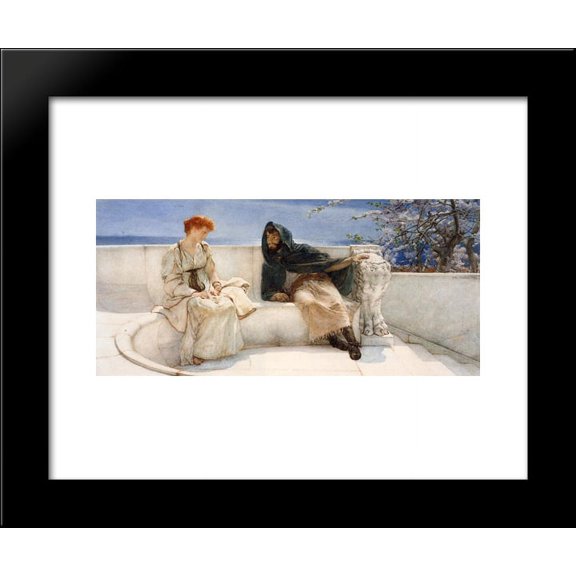 A Declaration 20x24 Framed Art Print by Alma-Tadema, Sir Lawrence
