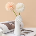 thumbnail image 1 of A Decoration Clearance! Modern Simple Resin Hand Vase Ornaments Living Room Flower Arrangement Home Office Table Decoration Creative Crafts White, 1 of 4