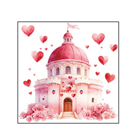 A Decorative Electrostatic Window Stickers For Valentine Day With Easy Peel And Stick Application