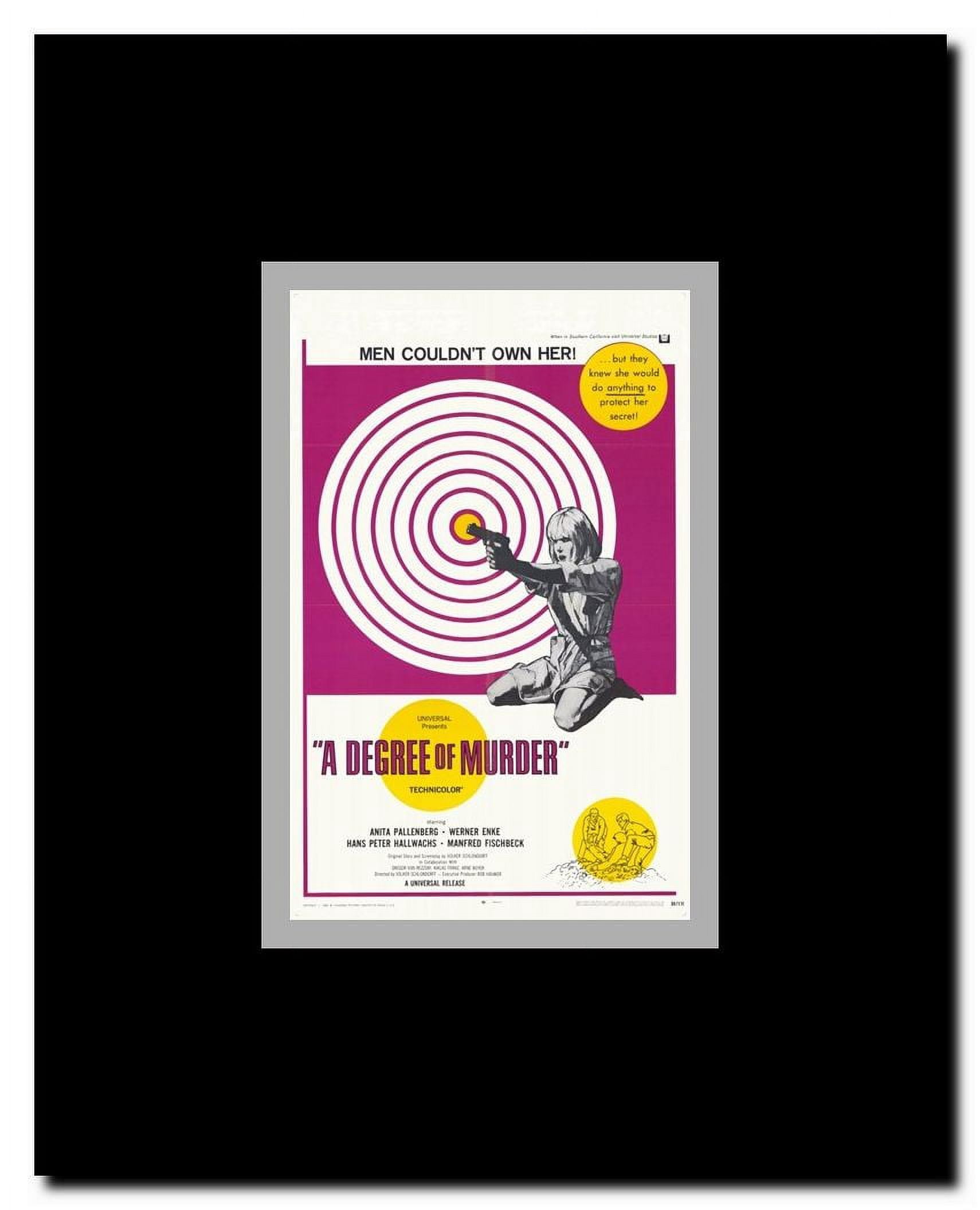 A Degree of Murder Framed Movie Poster