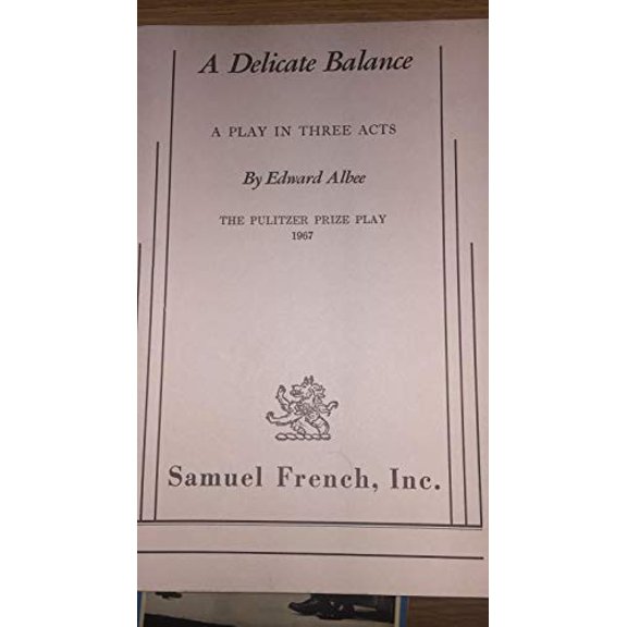 Pre-Owned A Delicate Balance (Paperback) 0452278090 9780452278097