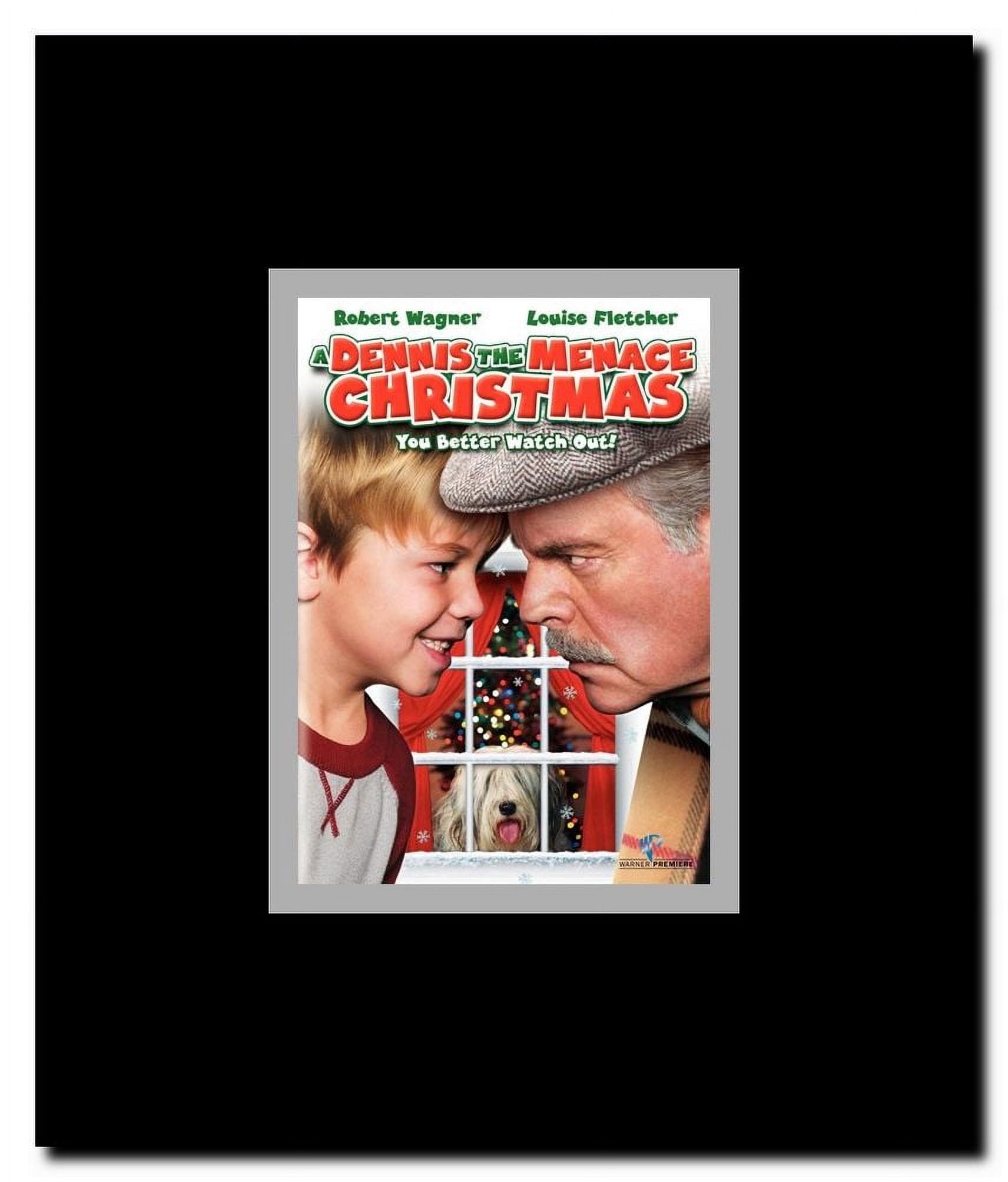 A Dennis the Menace Christmas Framed Movie Poster