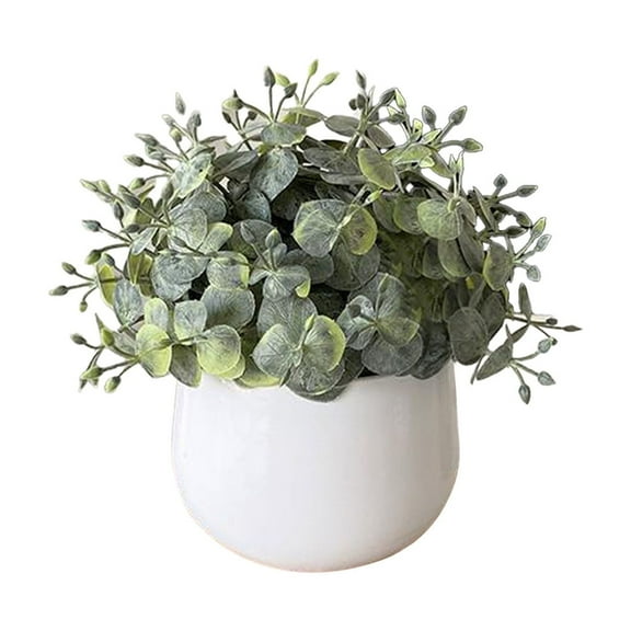 A Desktop Decoration Simulation Potted Decoration Small Artificial Plants For Living Room Countertops Windowsills Style A