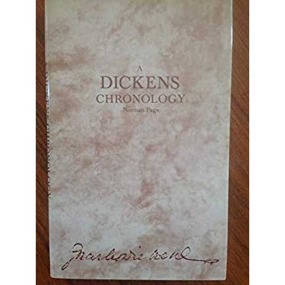 Pre-Owned A Dickens Chronology 9780816189496