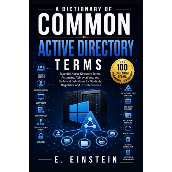 A Dictionary of Common Active Directory Terms: Essential Active Directory Terms, Acronyms, Abbreviations, and Technical , (Paperback)