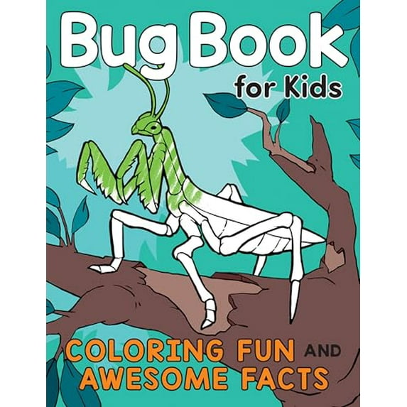 Pre-Owned Bug Book for Kids: Coloring Fun and Awesome Facts (A Did You Know? Coloring Book) Paperback