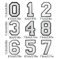 thumbnail image 1 of A Digital Patch 1 Pcs 4.2 Inch White Letter Or Number On Big Numerals Large Numbers For Clothing Backpacks Hats Jeans, 1 of 9
