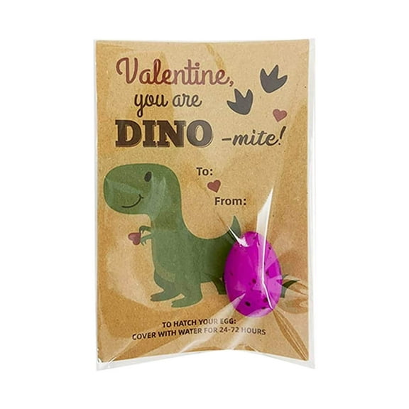 A Dinosaur Egg Hatching Growing In Water Toy With Cards For Kids Classroom Party Activity Exchange