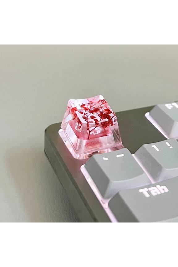 A Diy Resin Mechanical Keyboard Keycaps Custom Artisan Replacement Keys For Gaming Typing Computer Pc Personalized Style Set A