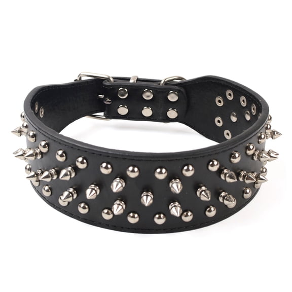 A Dog Collar With S, Suitable For Large And Medium-Sized Dogs, - Black