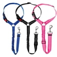A Dog Seatbelt, Adjustable Dog Car Safety Seat Belt & Leash, Dog Seat