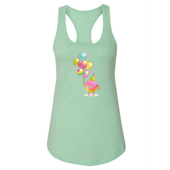 A Donut's Birthday Tank Women -Image by Shutterstock, Female XX-Large
