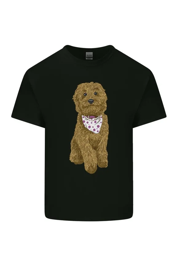 A Doodle Goldendoodle Dog Mens Womens Light Cotton T-Shirt