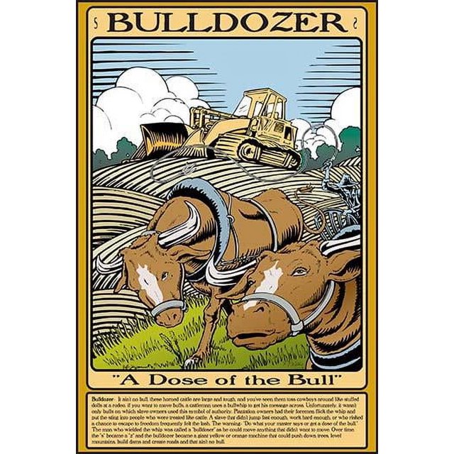 A Dose of the Bull. The etymological history of the word Bulldozer