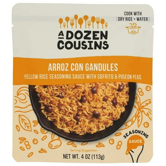 A Dozen Cousins 395644 4 oz Gandules Seasoning Sauce - Pack of 10