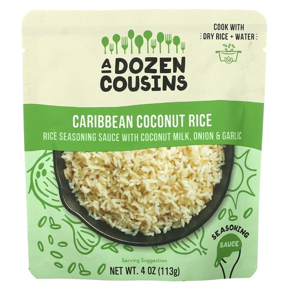 A Dozen Cousins Caribbean Coconut Rice Seasoning Sauce