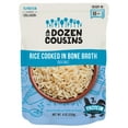 thumbnail image 1 of A Dozen Cousins Sea Salt Rice Cooked in Bone Broth, Gluten-Free Microwave Side Dish, 8 oz Pouch, 1 of 5