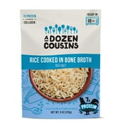 A Dozen Cousins Sea Salt Rice Cooked in Bone Broth, (6 pack) 8 oz Pouch