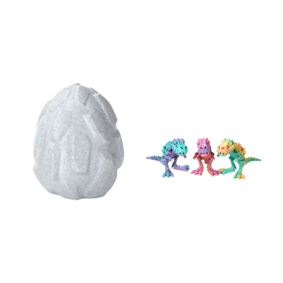 A Dragon Egg And Figure Set With Articulated Design For Office Toys