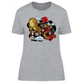 thumbnail image 1 of A Dragon Fights A Tiger T-Shirt Women -Image by Shutterstock, Female 3X-Large, 1 of 2
