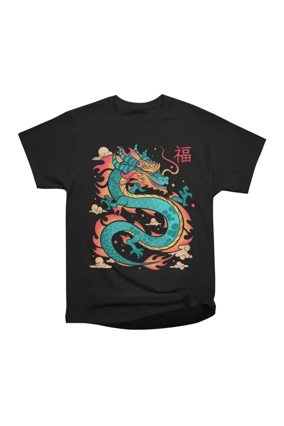 A Dragon with Good Fortune for this Year T-Shirt Tee Gift For Him Merch For Her Apparel Fo