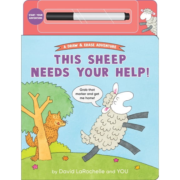 A Draw & Erase Adventure This Sheep Needs Your Help!, (Board Book)
