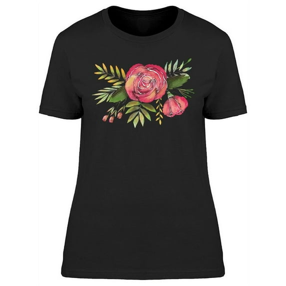 A Drawing Of A Rose T-Shirt Women -Image by Shutterstock, Female Small