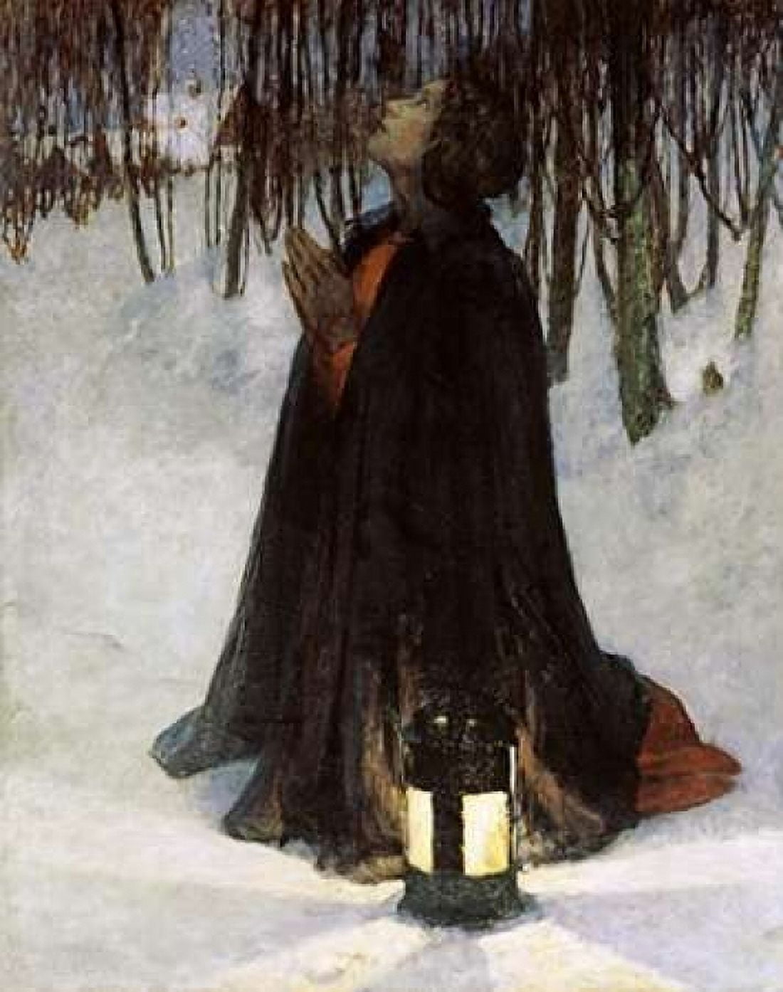 A Dream of Christmas Canvas Art - George Hitchcock (22 x 28)