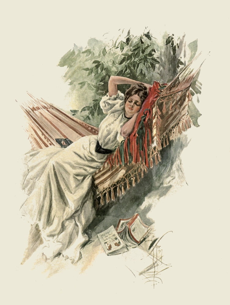 A Dream of Fair Women 1907 Marjorie Canvas Art - Harrison Fisher (24 x 36)