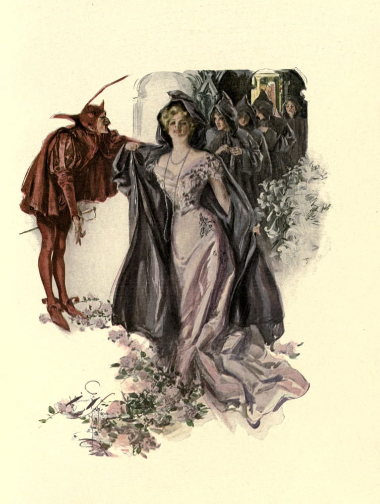 A Dream of Fair Women 1907 Vogue Canvas Art - Harrison Fisher (24 x 36)