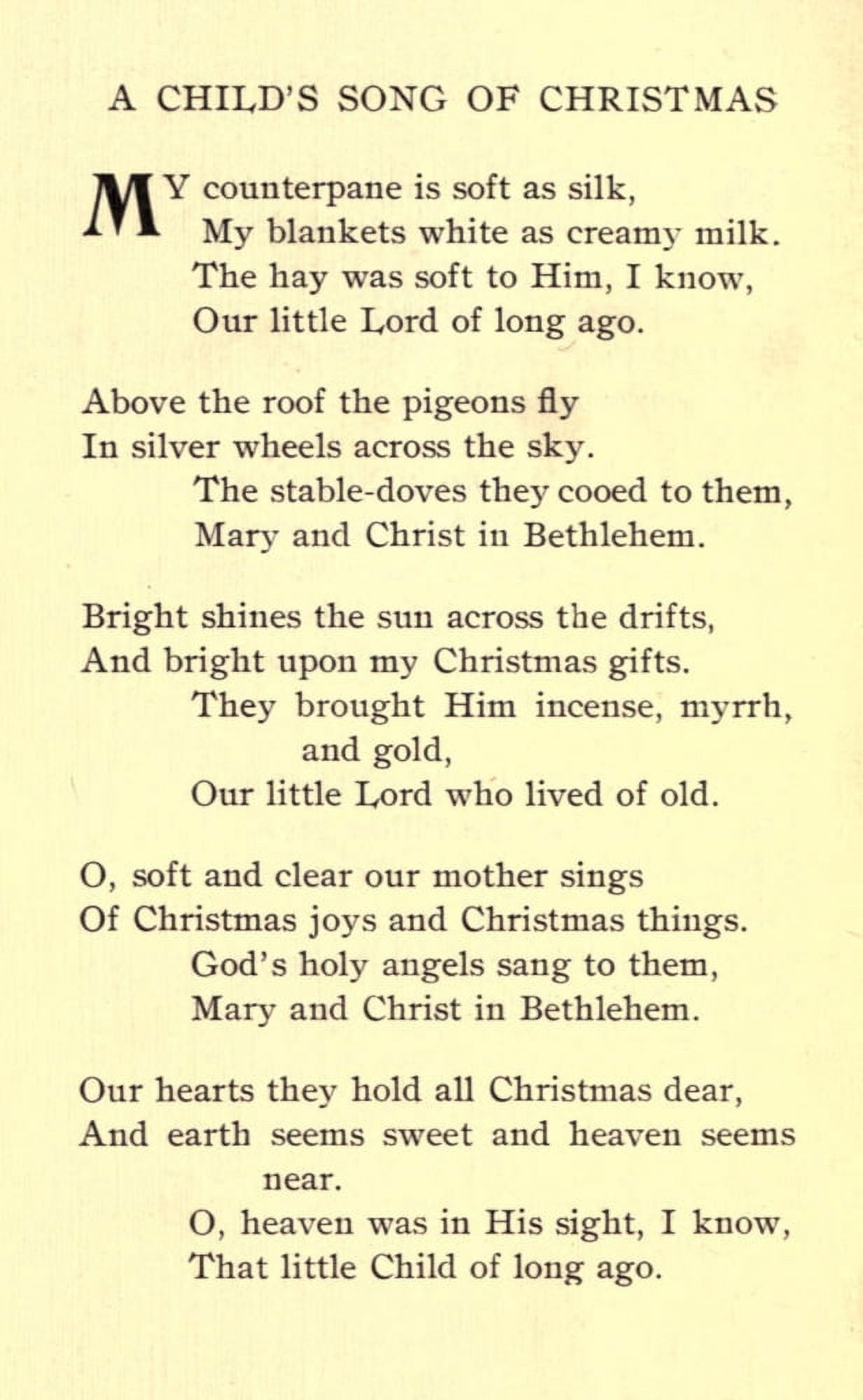 A Drift of Pinions 1913 A Childs Song of Christmas Canvas Art - M 1883-1922) Pickthall (24 x 36)