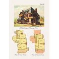 thumbnail image 1 of A Dwelling at Orange, New Jersey Fine art canvas print (20" x 30"), 1 of 1