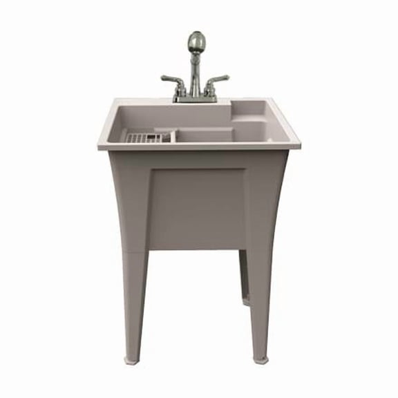 A & E Bath LT-24-01 24 in. Dalary Laundry Tub Kit with Faucet