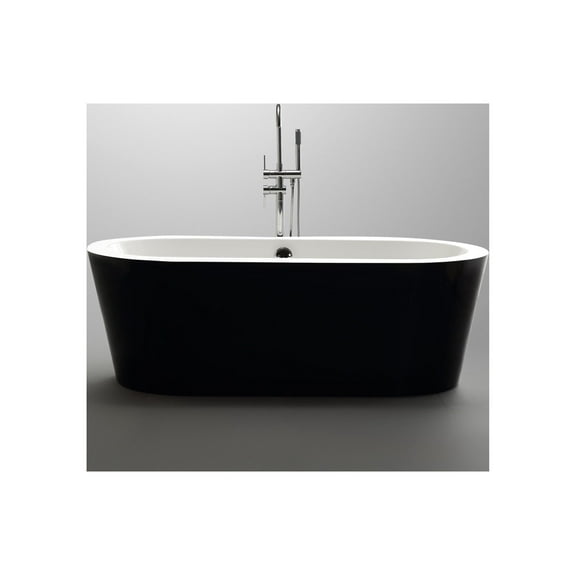 A&E Bath Payton Freestanding Bathtub 67" Black Matt