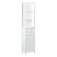 thumbnail image 1 of A&E Bath and Shower Weyburn II Modern Wood Standing Storage Cabinet in White, 1 of 2
